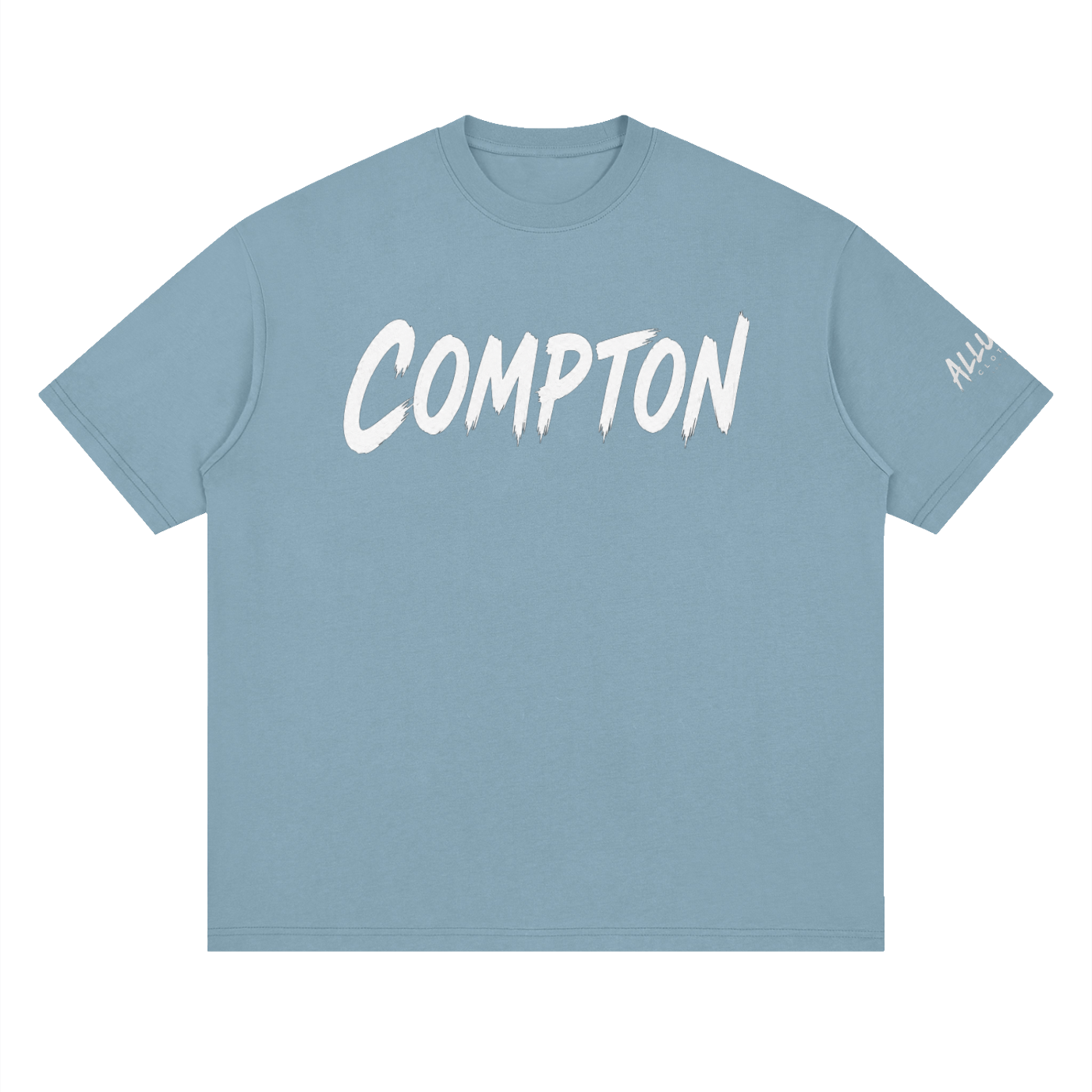 Compton Streetwear Loose Drop Shoulder T-Shirt