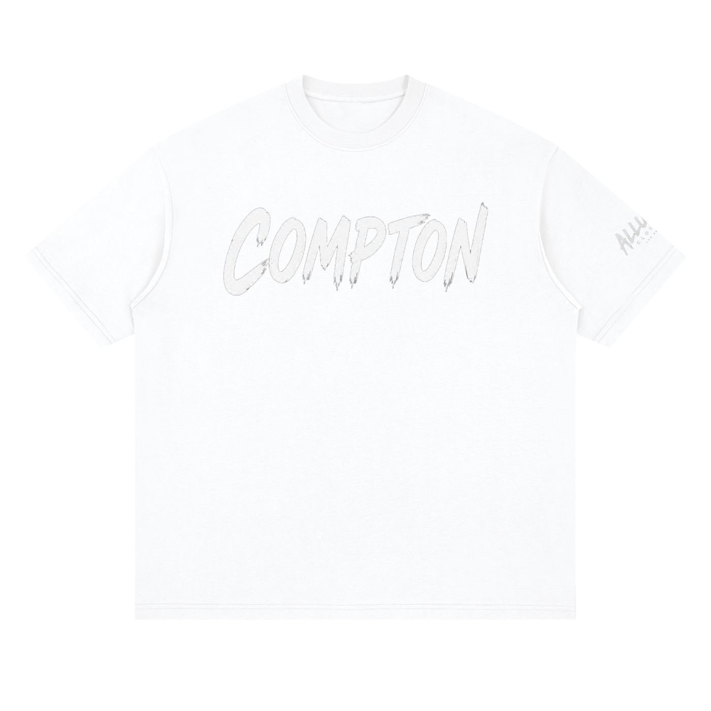 Compton Streetwear Loose Drop Shoulder T-Shirt