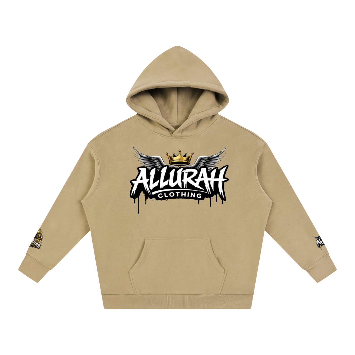 Allurah Oversize Fleeced Hoodie