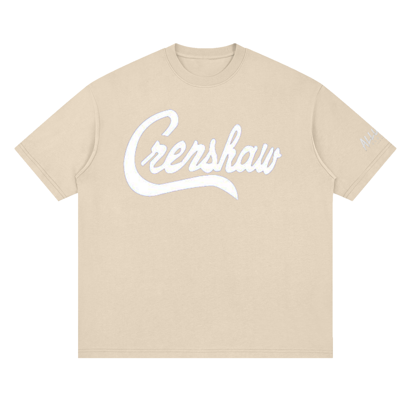 Crenshaw Streetwear Loose Drop Shoulder T-Shirt