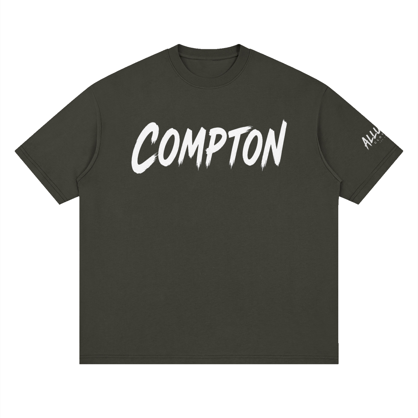 Compton Streetwear Loose Drop Shoulder T-Shirt