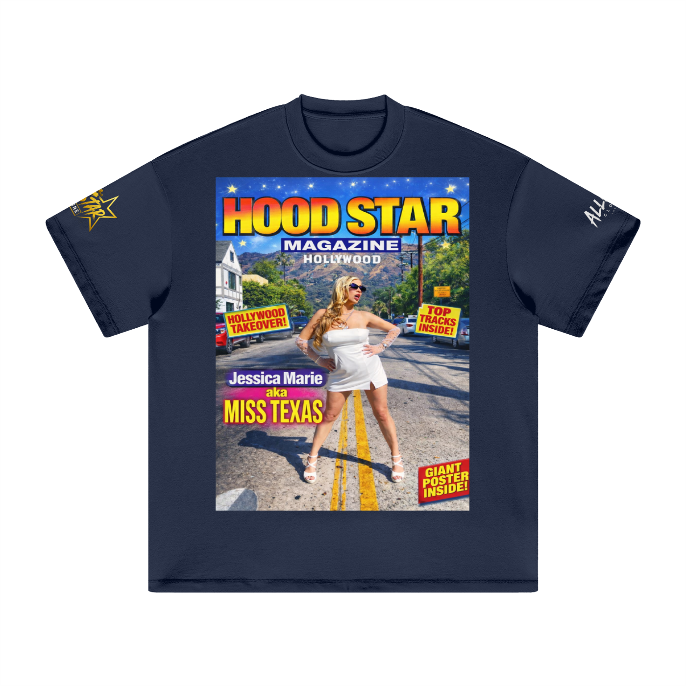 Miss Texas Heavyweight Earth Tone T-Shirt