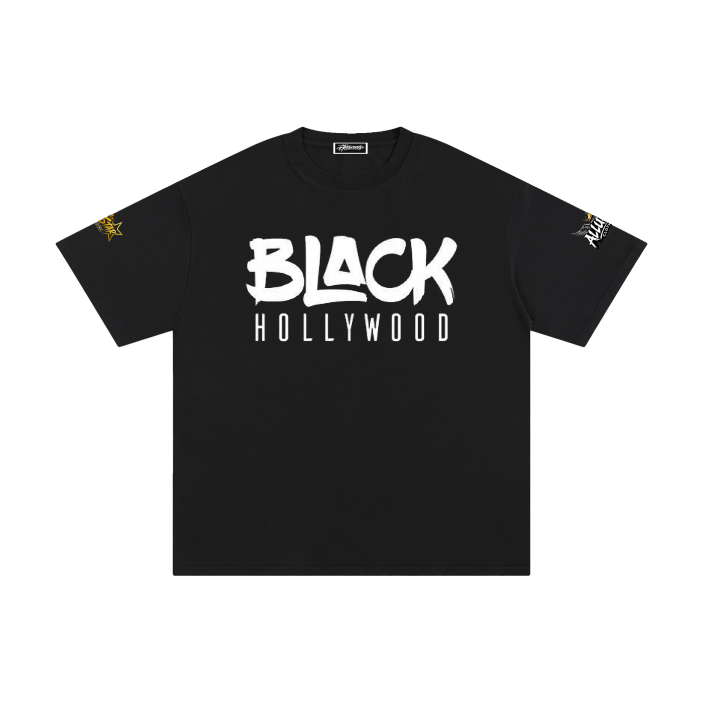 black hollywood Unisex Pure Cotton T-Shirt