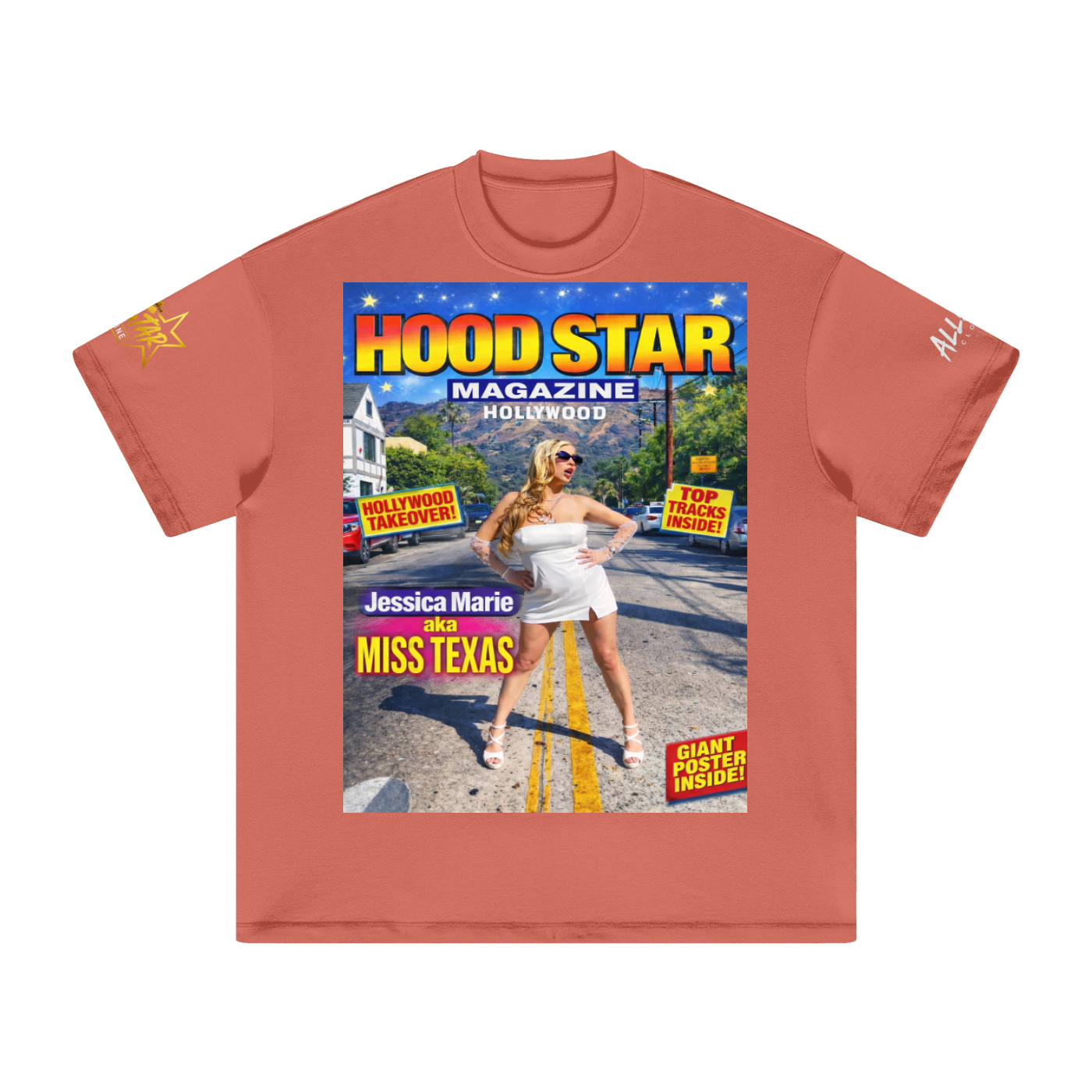 Miss Texas Heavyweight Earth Tone T-Shirt