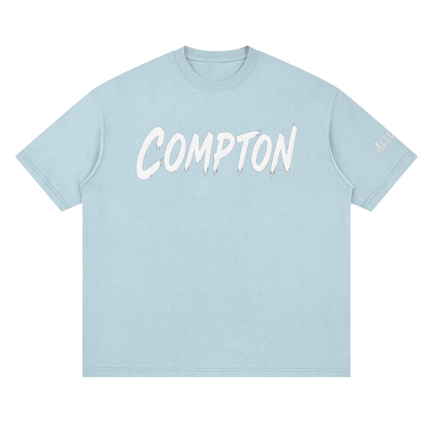 Compton Streetwear Loose Drop Shoulder T-Shirt