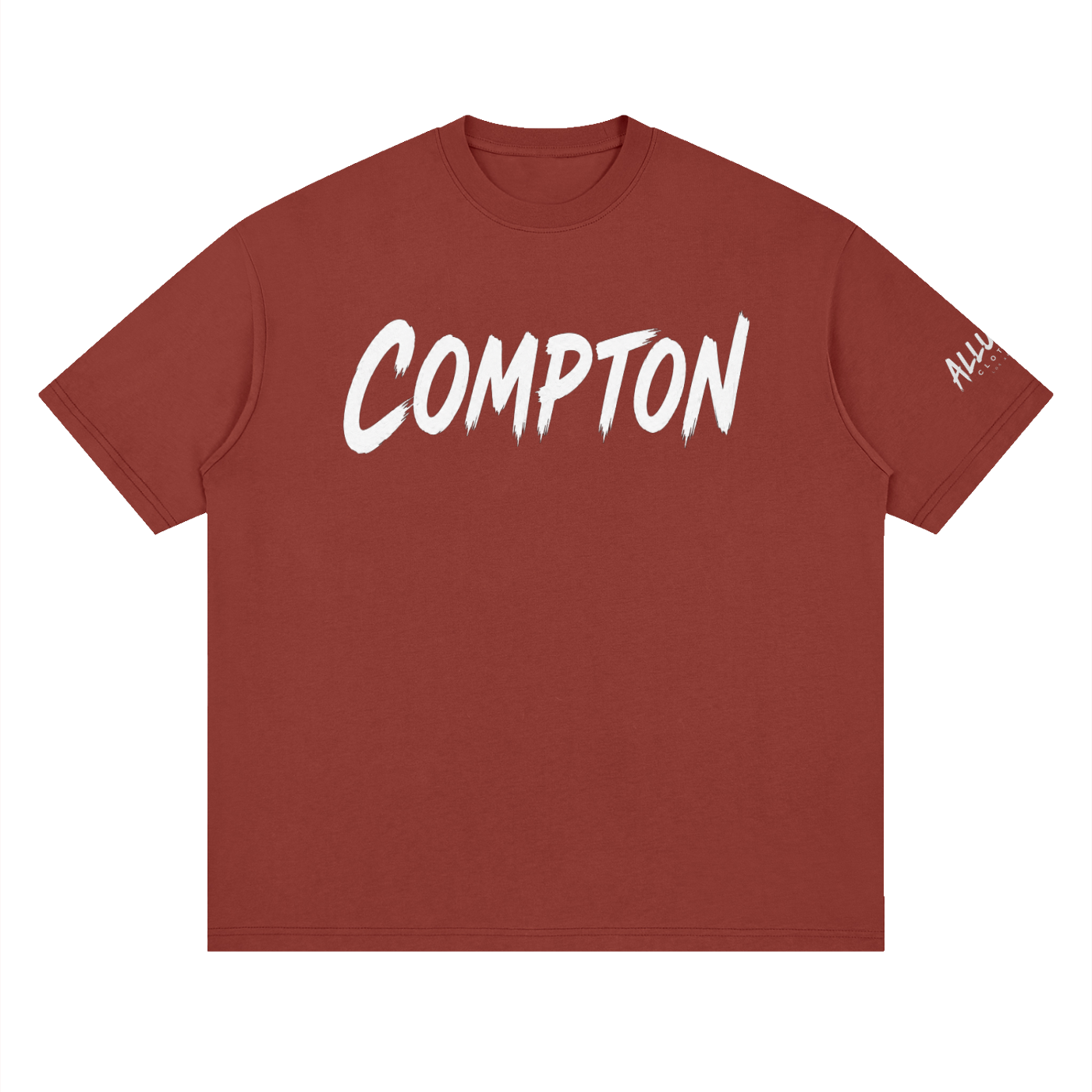 Compton Streetwear Loose Drop Shoulder T-Shirt