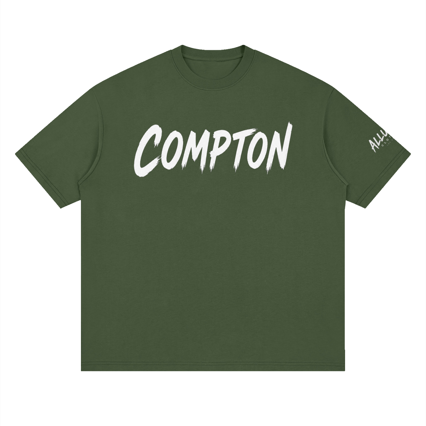 Compton Streetwear Loose Drop Shoulder T-Shirt