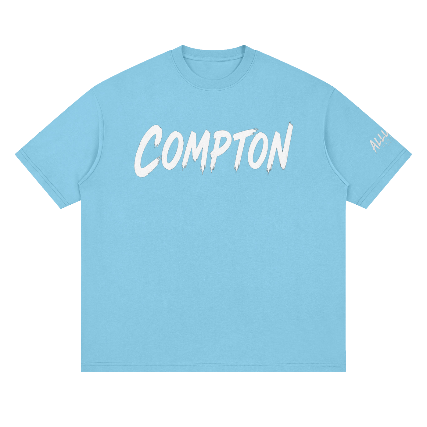 Compton Streetwear Loose Drop Shoulder T-Shirt