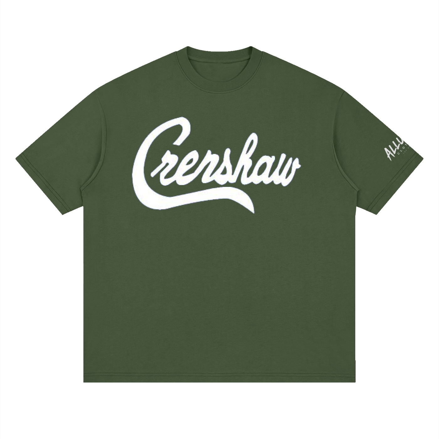 Crenshaw Streetwear Loose Drop Shoulder T-Shirt