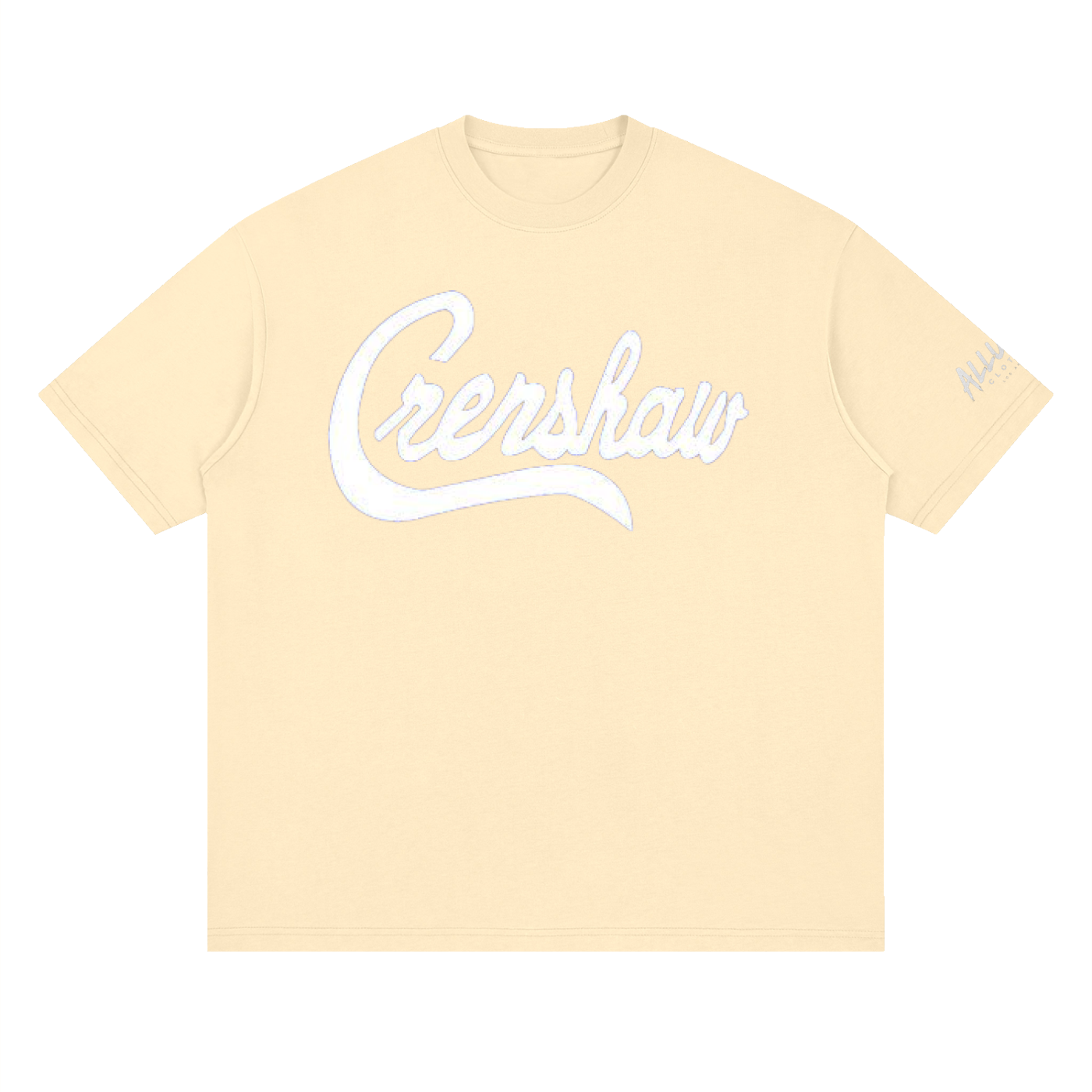 Crenshaw Streetwear Loose Drop Shoulder T-Shirt