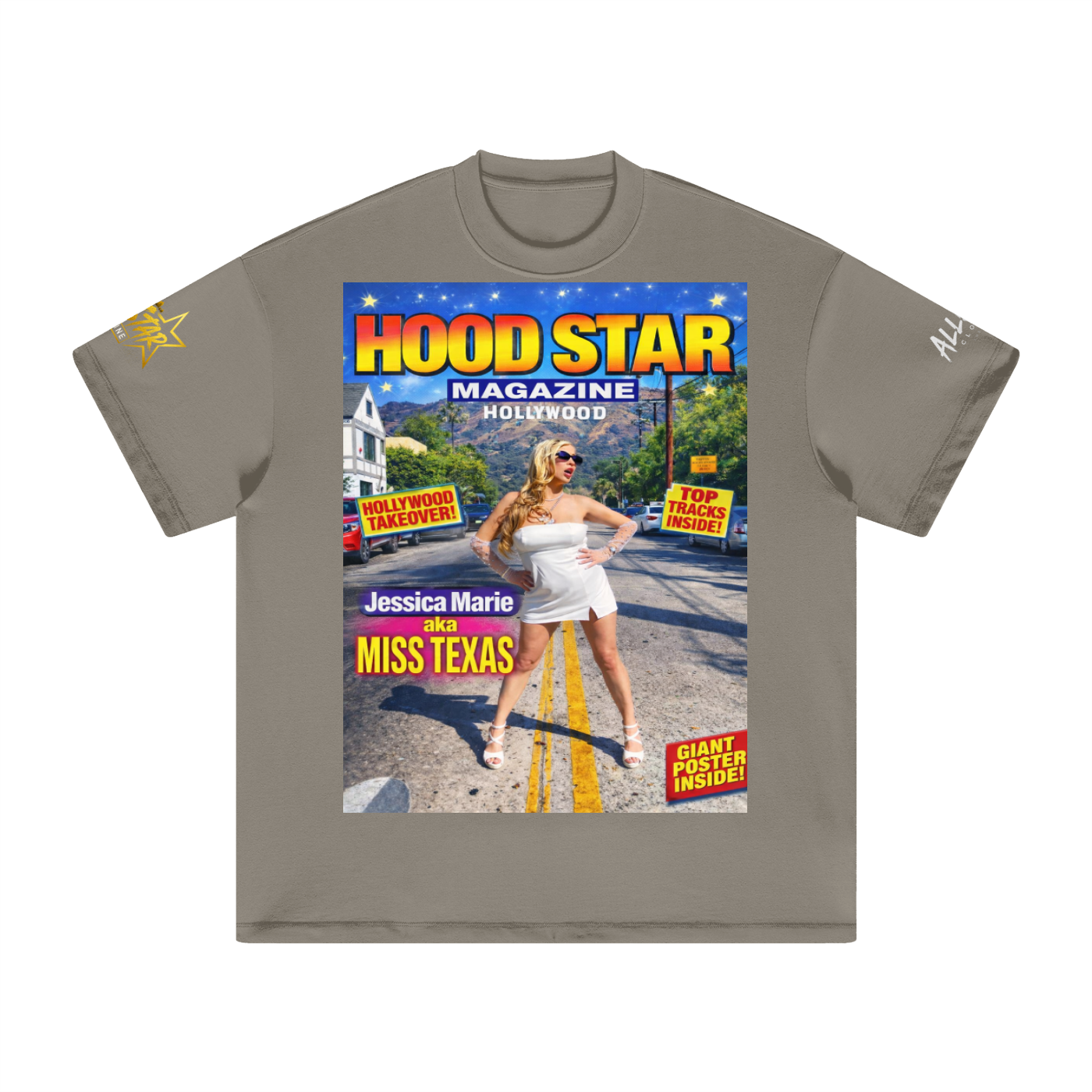 Miss Texas Heavyweight Earth Tone T-Shirt