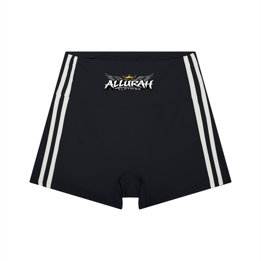 Women’s High-Waist Color Block Yoga Shorts