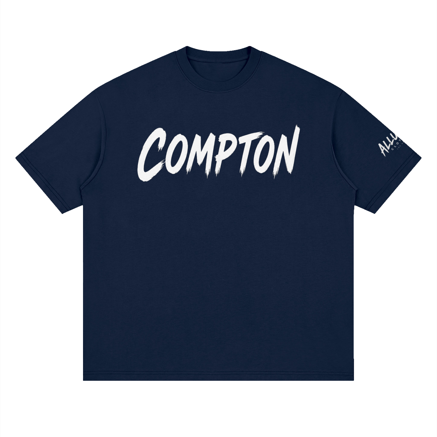Compton Streetwear Loose Drop Shoulder T-Shirt