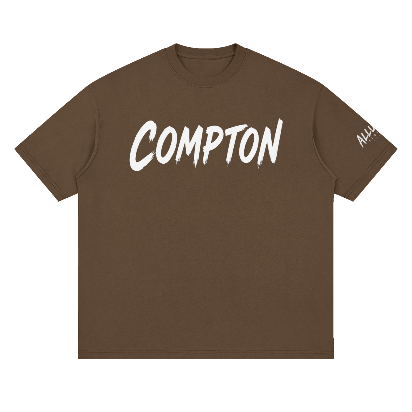 Compton Streetwear Loose Drop Shoulder T-Shirt