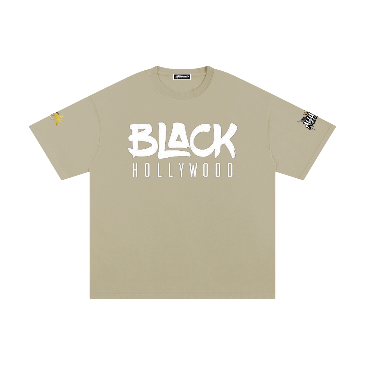 black hollywood Unisex Pure Cotton T-Shirt