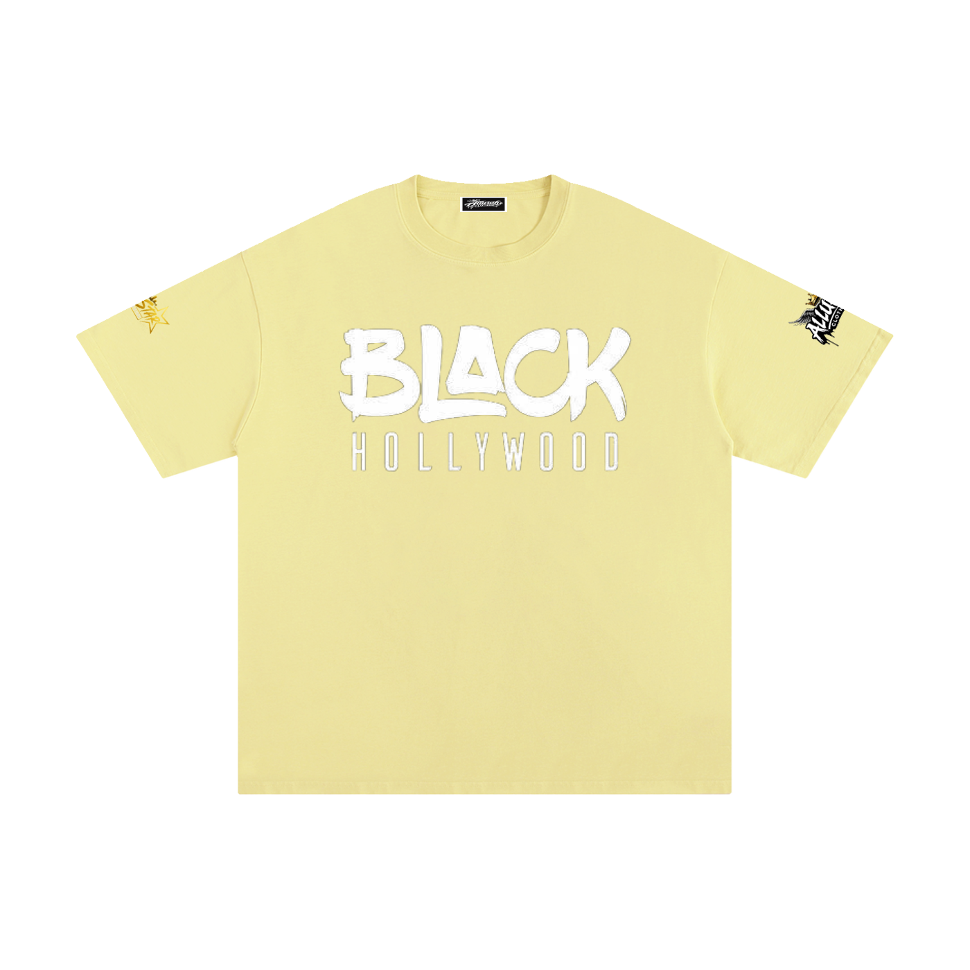 black hollywood Unisex Pure Cotton T-Shirt
