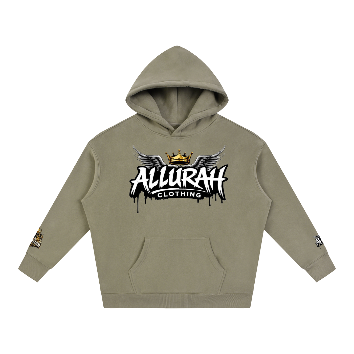 Allurah Oversize Fleeced Hoodie