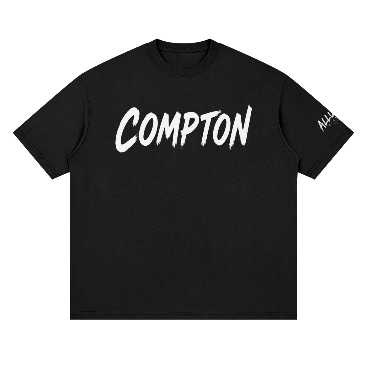 Compton Streetwear Loose Drop Shoulder T-Shirt