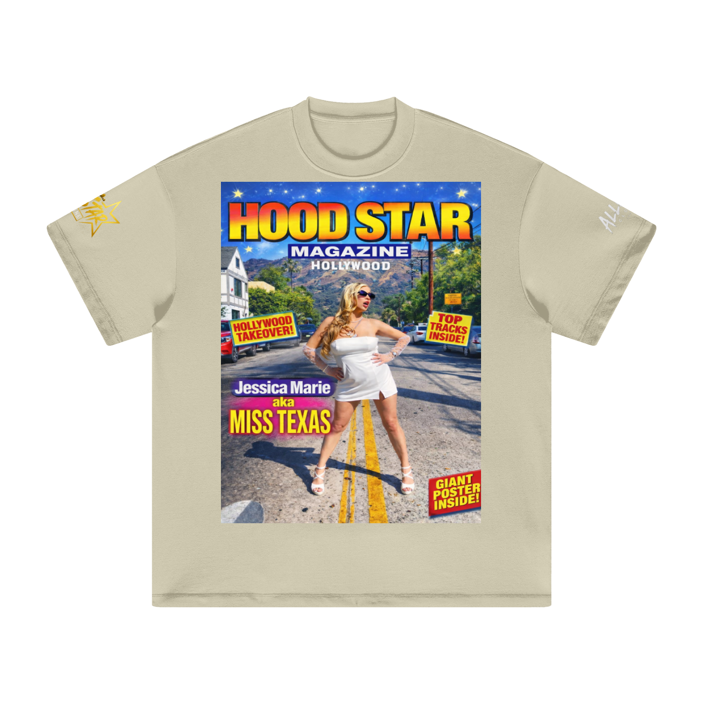 Miss Texas Heavyweight Earth Tone T-Shirt