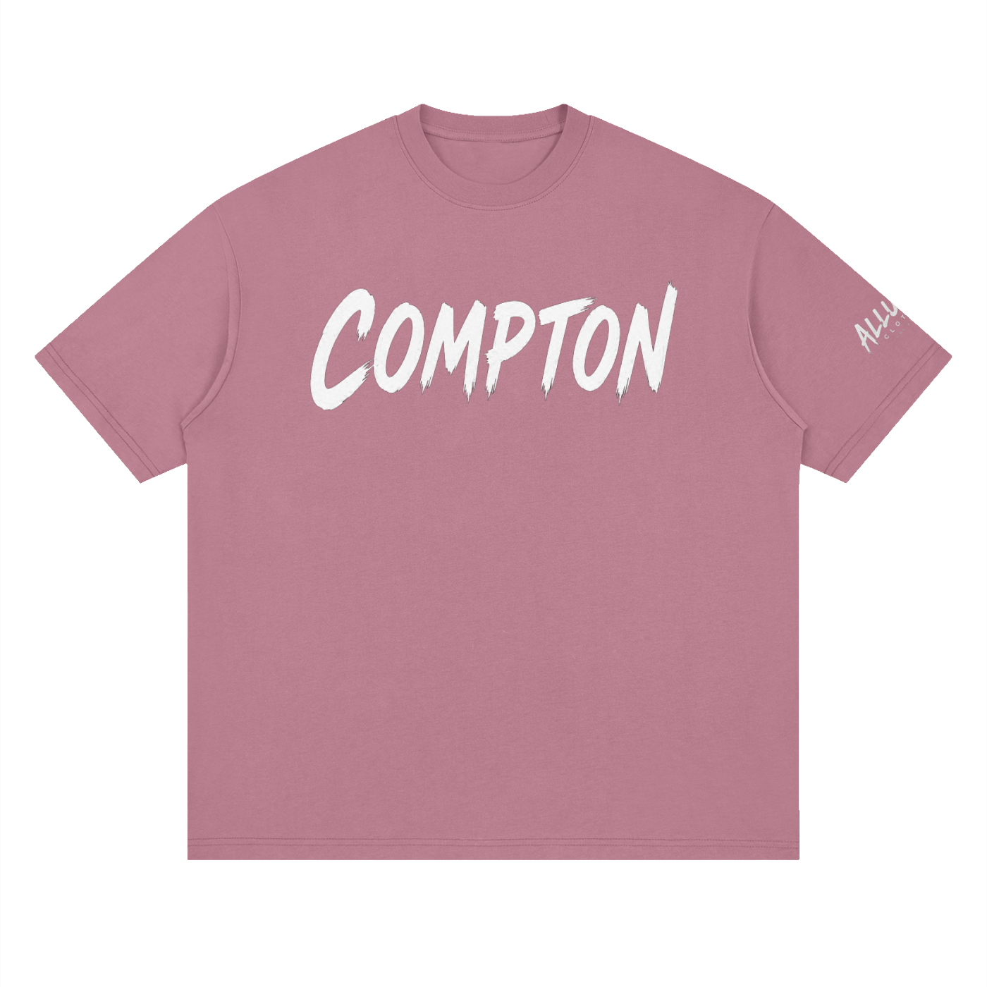 Compton Streetwear Loose Drop Shoulder T-Shirt