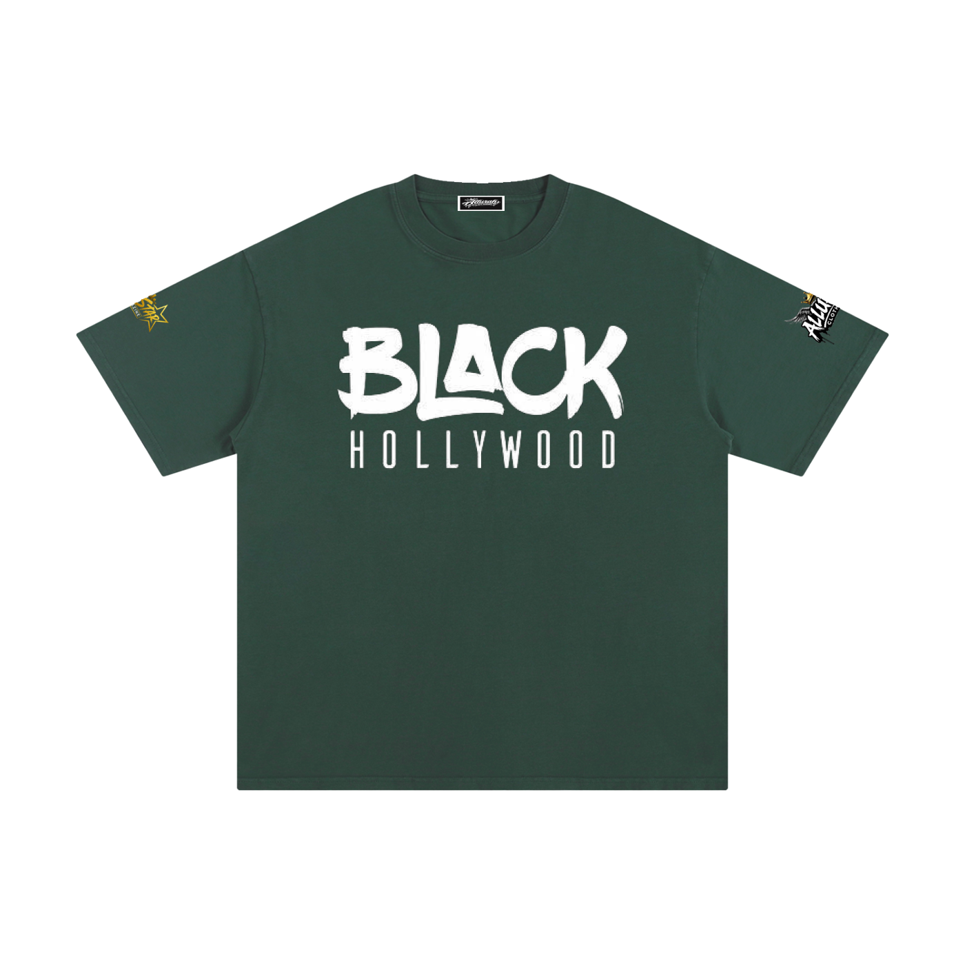 black hollywood Unisex Pure Cotton T-Shirt
