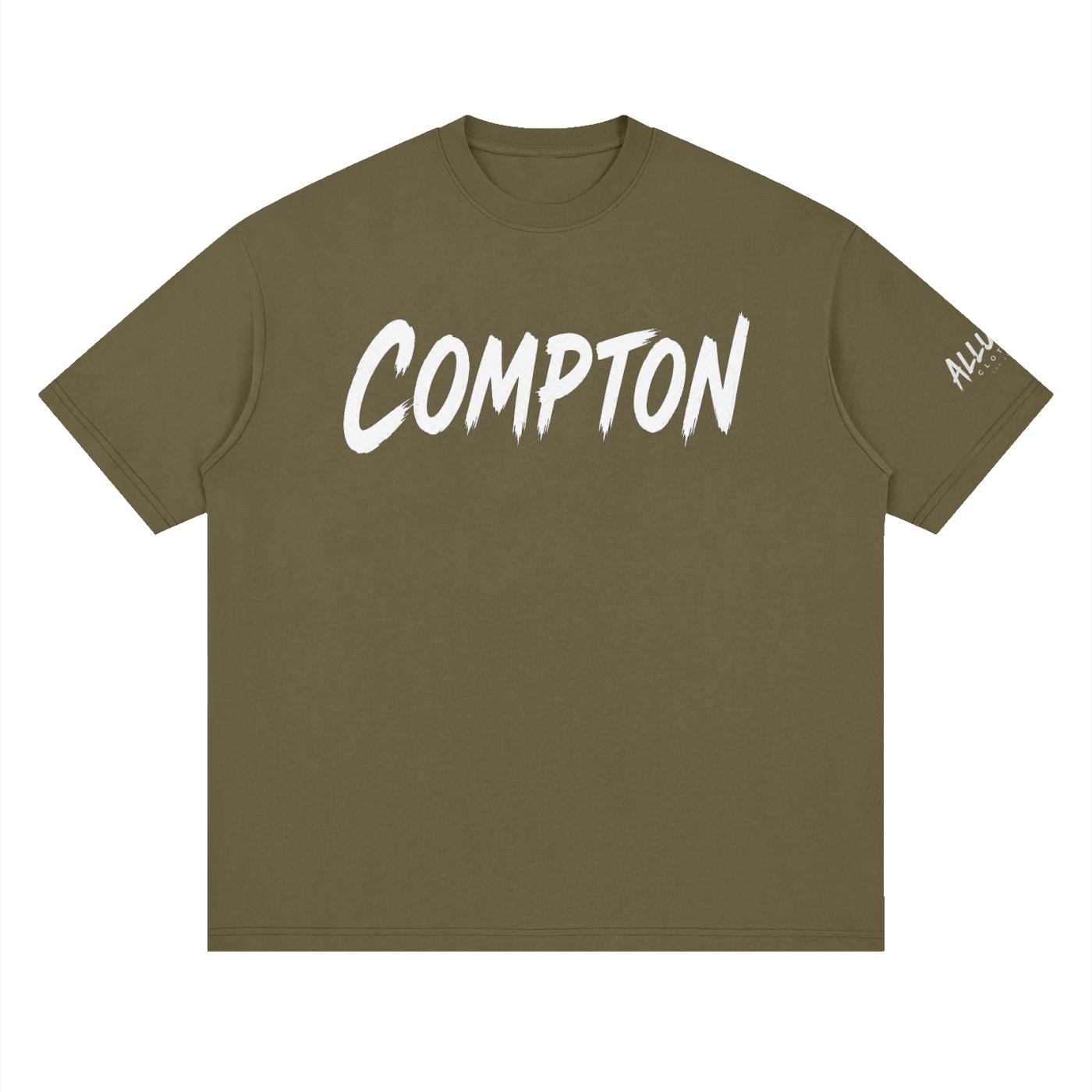 Compton Streetwear Loose Drop Shoulder T-Shirt